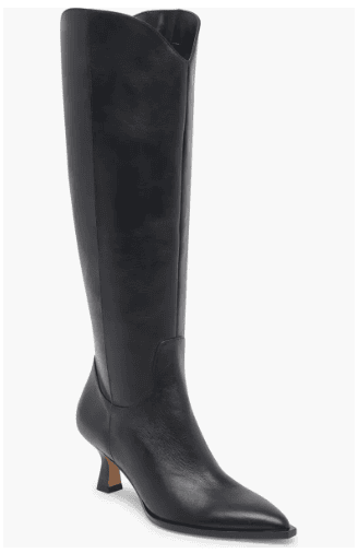 Dolce vita knee high pointed toe boot